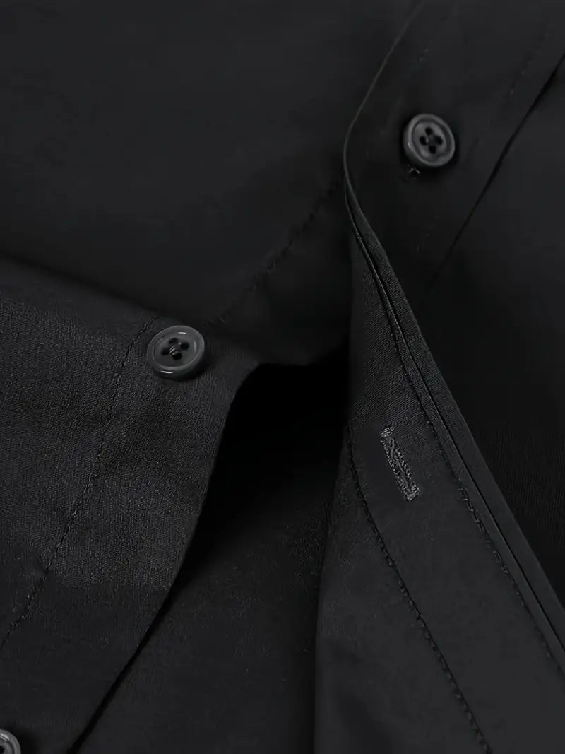Ratajczak™ | Elegancka koszula slim-fit w jednolitym kolorze – najwyższa jakość