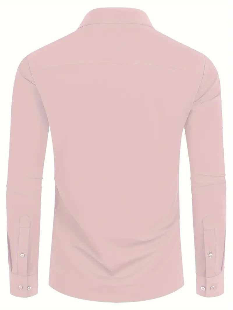 Ratajczak™ | Elegancka koszula slim-fit w jednolitym kolorze – najwyższa jakość