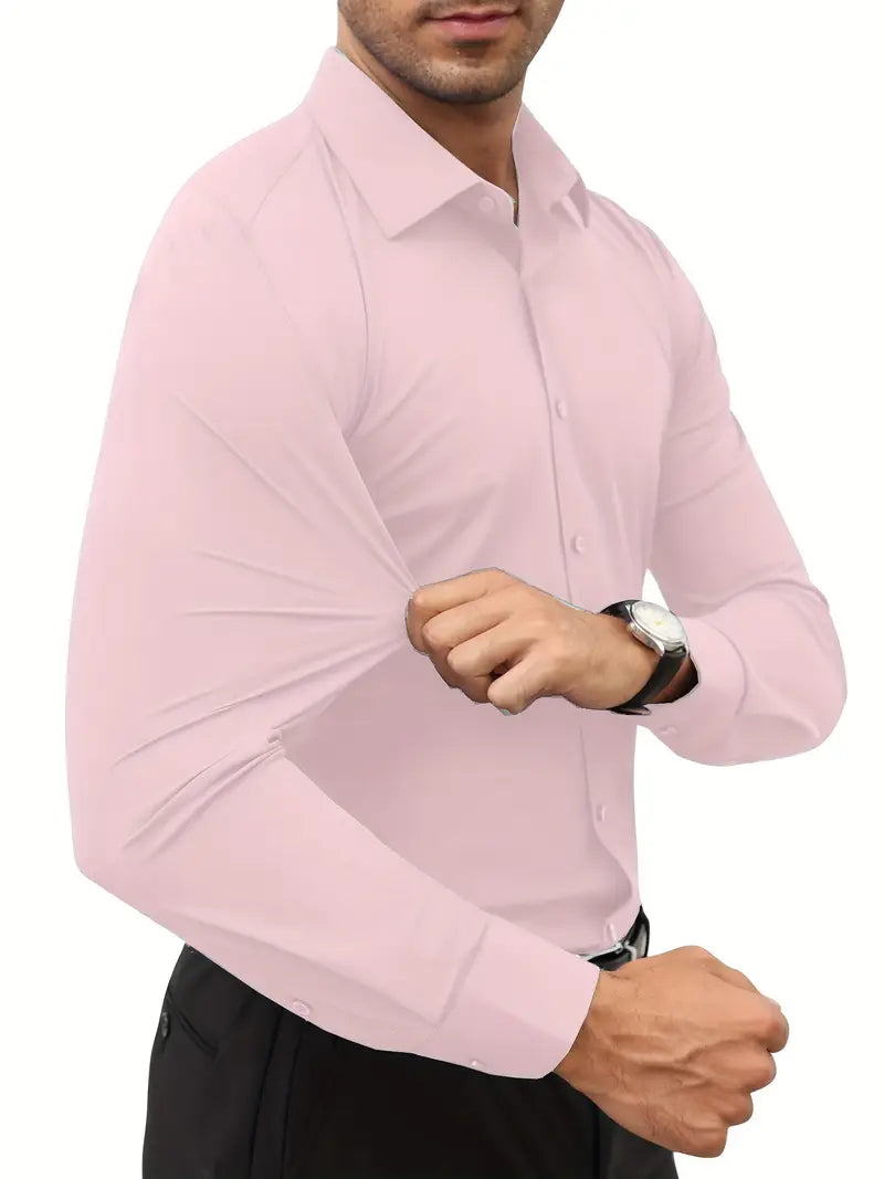 Ratajczak™ | Elegancka koszula slim-fit w jednolitym kolorze – najwyższa jakość