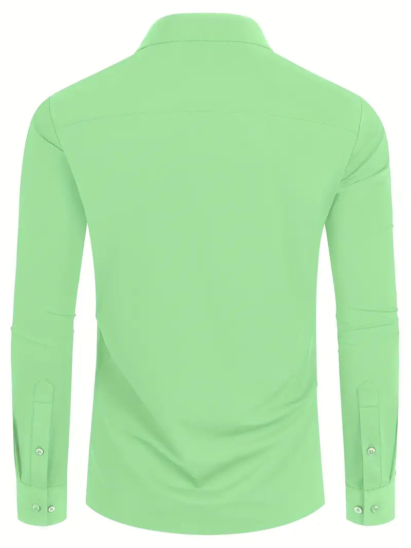 Ratajczak™ | Elegancka koszula slim-fit w jednolitym kolorze – najwyższa jakość