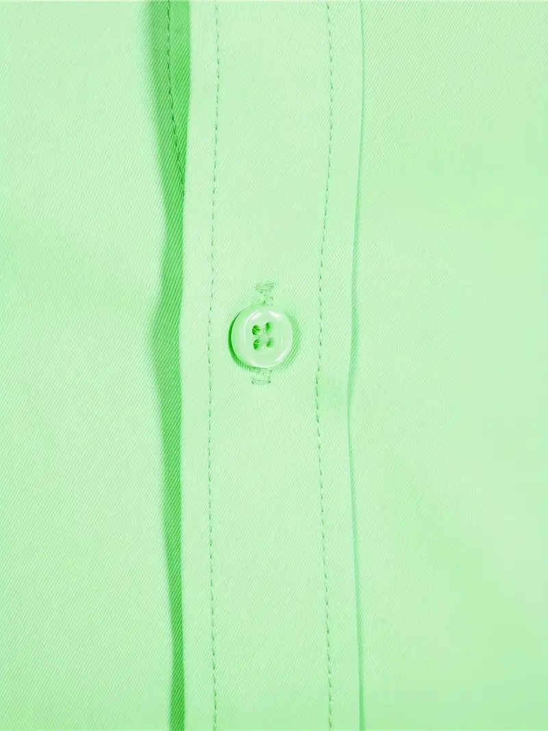 Ratajczak™ | Elegancka koszula slim-fit w jednolitym kolorze – najwyższa jakość