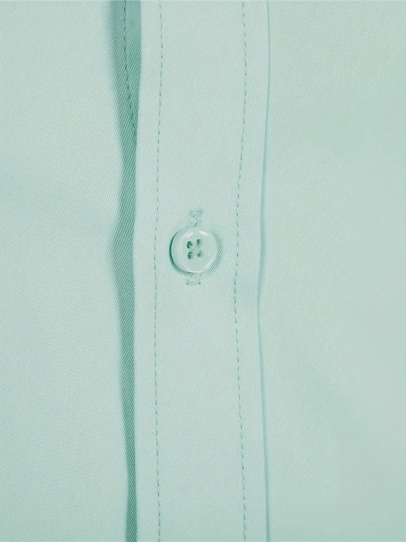 Ratajczak™ | Elegancka koszula slim-fit w jednolitym kolorze – najwyższa jakość