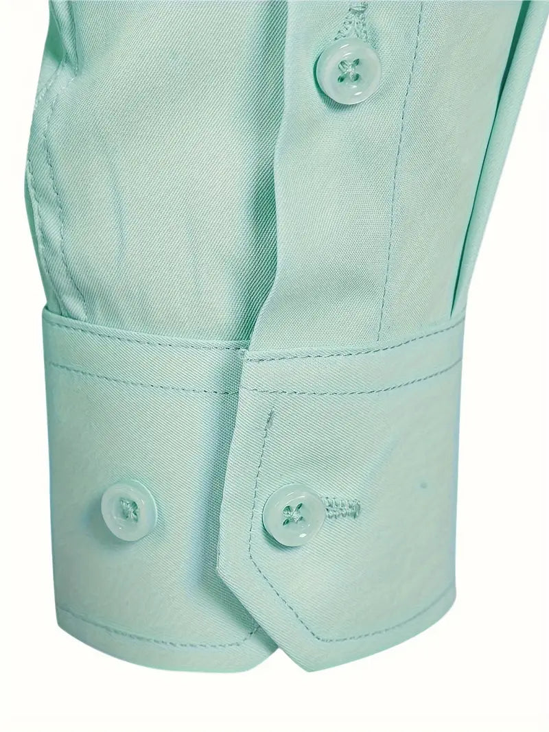 Ratajczak™ | Elegancka koszula slim-fit w jednolitym kolorze – najwyższa jakość