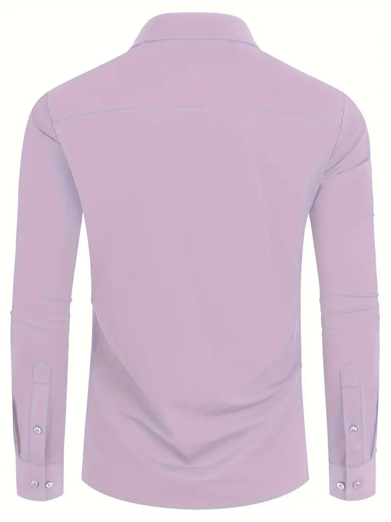 Ratajczak™ | Elegancka koszula slim-fit w jednolitym kolorze – najwyższa jakość