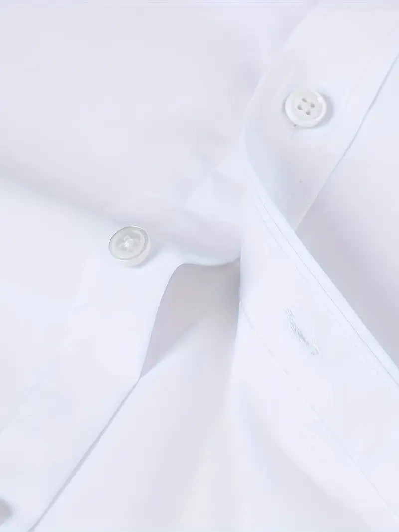 Ratajczak™ | Elegancka koszula slim-fit w jednolitym kolorze – najwyższa jakość