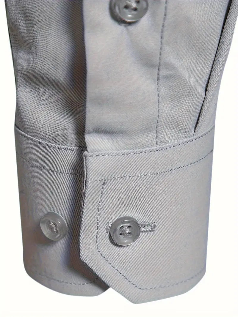 Ratajczak™ | Elegancka koszula slim-fit w jednolitym kolorze – najwyższa jakość