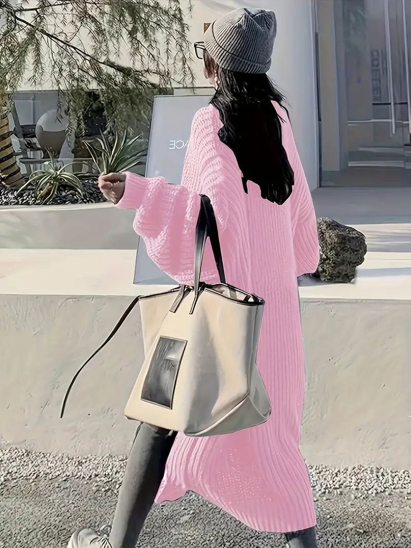 Pawlakowski™ | Stylowy długi kardigan damski z otwartym przodem