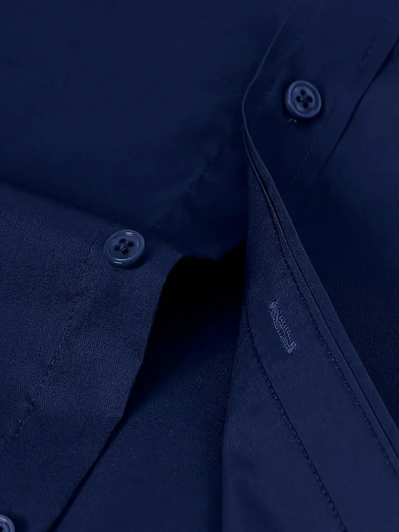 Ratajczak™ | Elegancka koszula slim-fit w jednolitym kolorze – najwyższa jakość