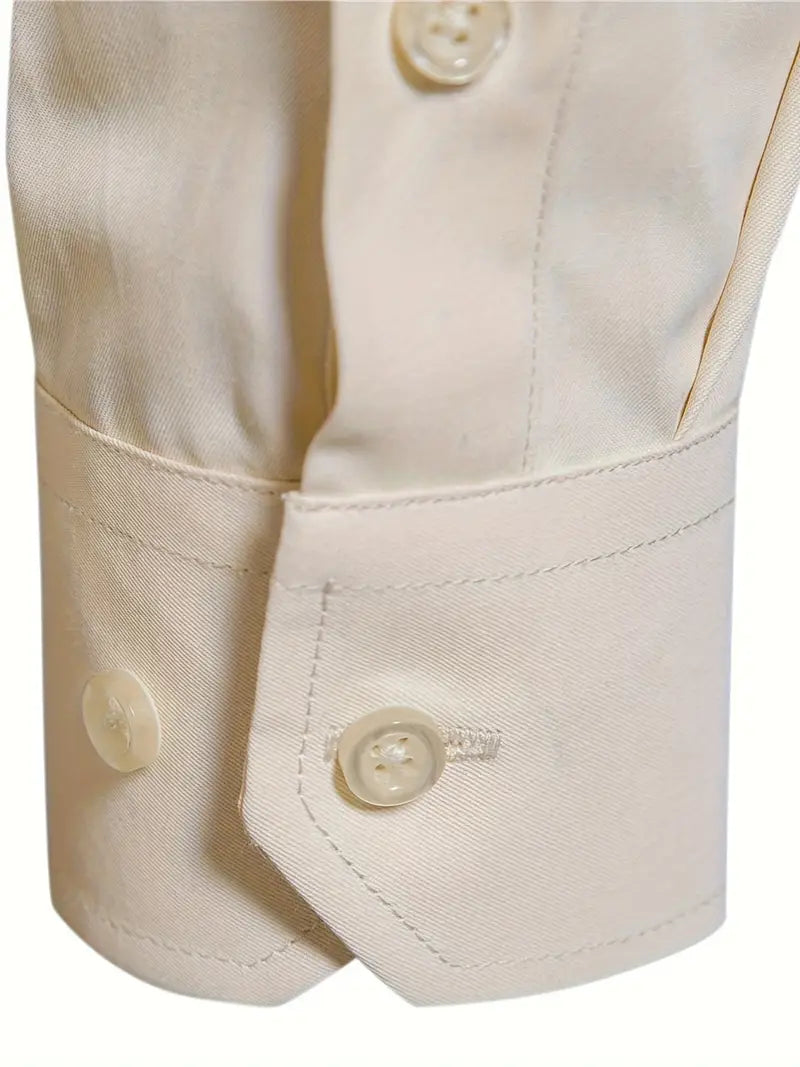 Ratajczak™ | Elegancka koszula slim-fit w jednolitym kolorze – najwyższa jakość