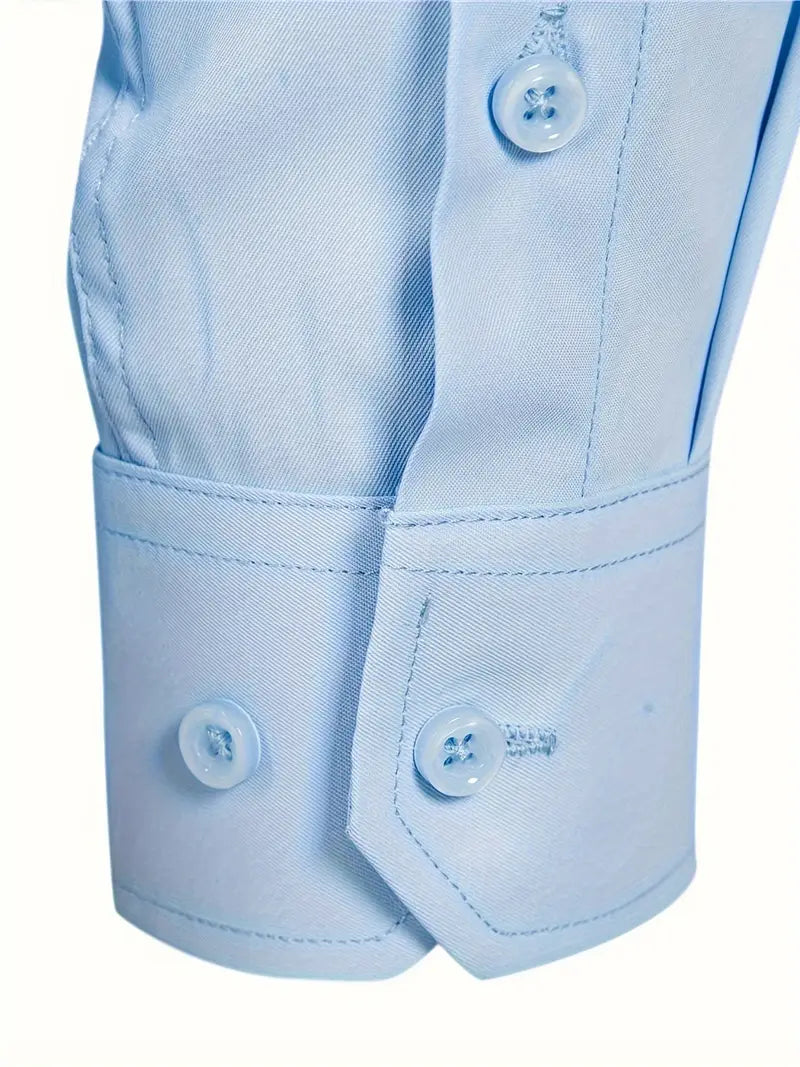 Ratajczak™ | Elegancka koszula slim-fit w jednolitym kolorze – najwyższa jakość