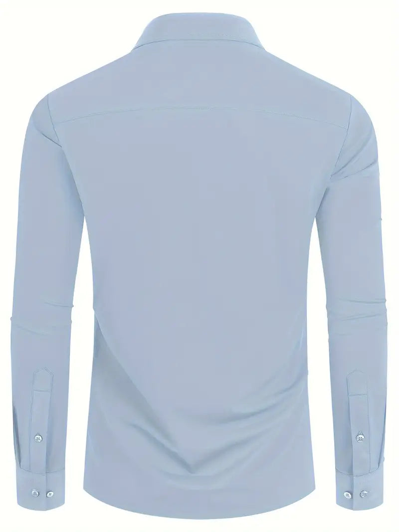 Ratajczak™ | Elegancka koszula slim-fit w jednolitym kolorze – najwyższa jakość